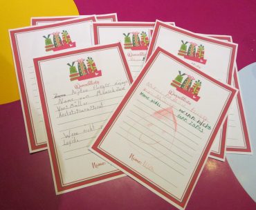 Die Wunschzettel sind geschrieben